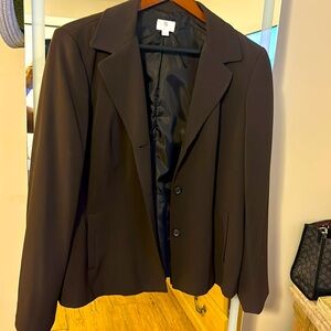 EUC APT 9 Blazer, size 14 with some stretch, brown